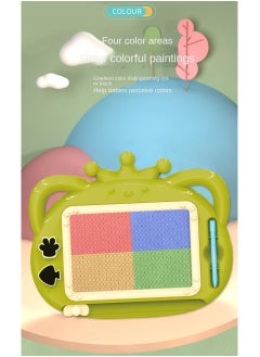Generic Children's magnetic drawing board color writing board 3+ years old kids graffiti board toy drawing table green  - Image 4
