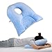 Beatvive Face Down Pillow for Sleeping Prone Pillow for Vitrectomy or Retinal Surgery Adjustable Height Prone Face Down Sleep Retina Lying Eye Surgery Recovery DotLight Blue - Image 1