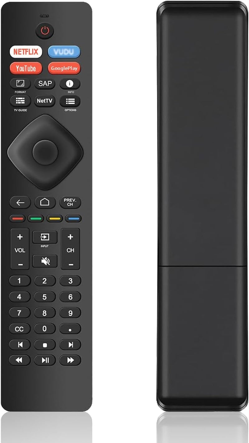 Amiroko جهاز تحكم عن بعد عالمي بديل لتلفزيون فيليبس الذكي، جميع تلفزيونات 4K Ultra LED LCD HDTV 3D UHD، مع مفاتيح اختصار - لا حاجة للإعداد - Image 1