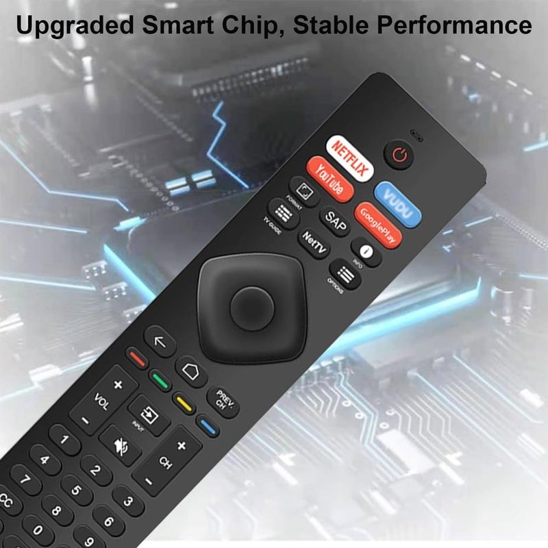 Amiroko جهاز تحكم عن بعد عالمي بديل لتلفزيون فيليبس الذكي، جميع تلفزيونات 4K Ultra LED LCD HDTV 3D UHD، مع مفاتيح اختصار - لا حاجة للإعداد - Image 5
