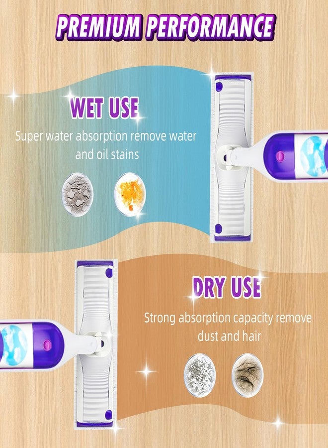DrFlito 40 Count Disposable Power Mop Refills Compatible with Swiffer Power Mop, Powermop Pads for Multi-Surface Refills Pads for Floor Cleaning, Unscented - Image 5