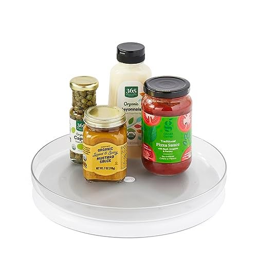 YouCopia FridgeView Fridge Turntable, Lazy Susan Organizer for Refrigerator Storage, 11” , White - Image 1