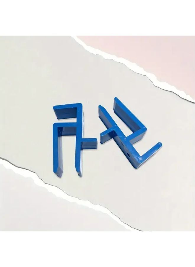 2pcs Durable Plastic Woodcut Fixing Clips For Woodworking Wardrobe Boards Crafts - Image 2