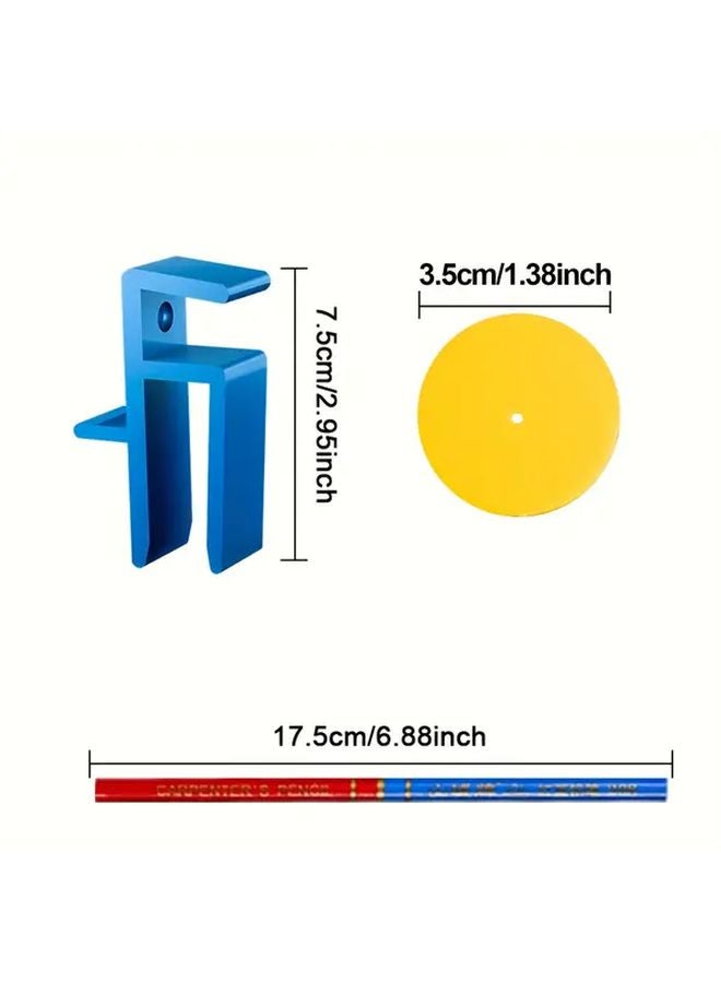 2pcs Durable Plastic Woodcut Fixing Clips For Woodworking Wardrobe Boards Crafts - Image 4