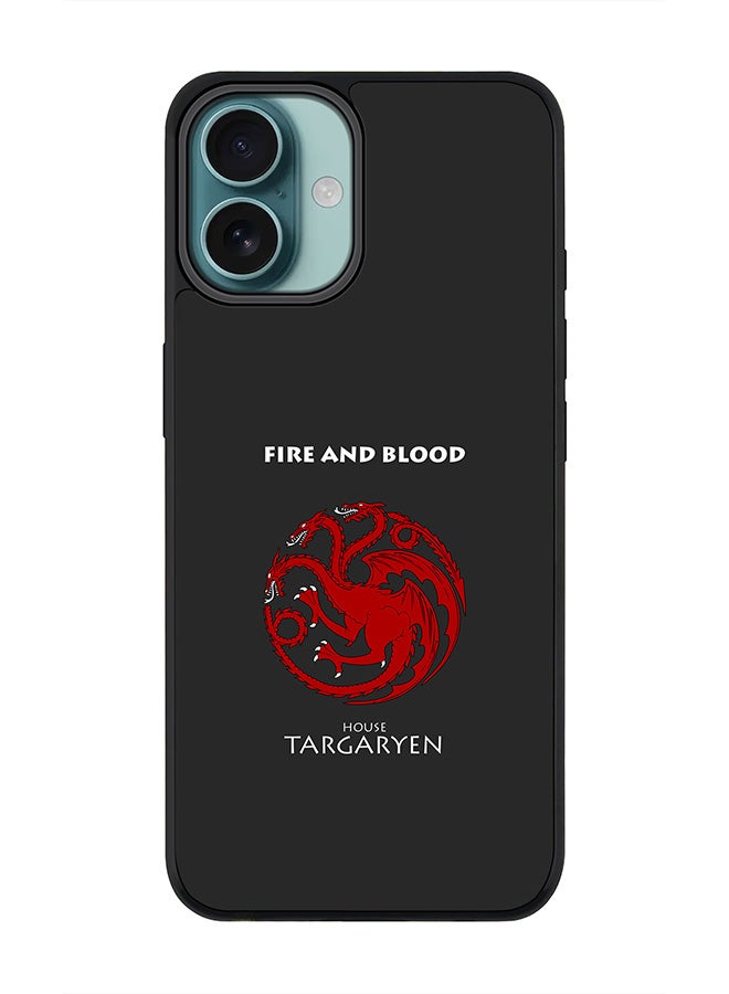Stylizedd For iPhone 16 Plus Case [Compatible with MagSafe] Slim Magnetic cover Phone Case iPhone 16 Plus -GOT House Targaryen  - Image 1