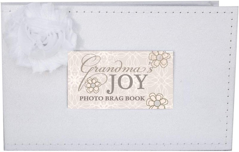 The Grandparent Gift Co Grandmas Joy Grandchildren Photo Album for New Grandparent Sentimental Baby Shower Keepsake for Grandma Mothers Day or Grandma Birthday Present - Image 1