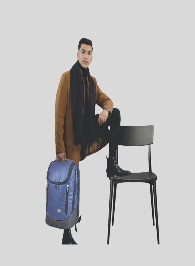 Ligo 19 Inch Gen Z Pro Laptop Backpack | laptop bags for men office use (Navy Blue) - Image 2
