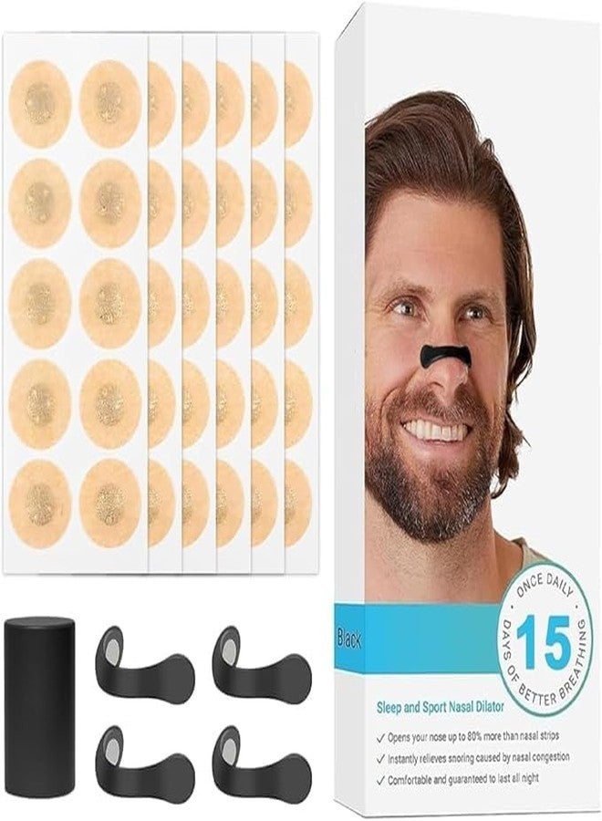 Keshmart Magnetic Nasal Strips for Breathing | Anti Snoring Nose Clip | Skin Safe Sleep Nasal Strips | Nasal Dilators For Breathing | Instant Releif From Snoring | Snore Stopper | Anti Snoring Nose Clip - Image 1