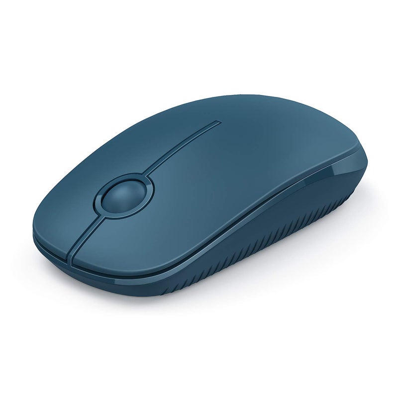 VssoPlor Wireless Mouse, 2.4G Slim Portable Computer Laptop Mouse with Nano Receiver Quiet Silent Optical Mice for Notebook, PC, Laptop, Computer-Sapphire Blue - Image 1