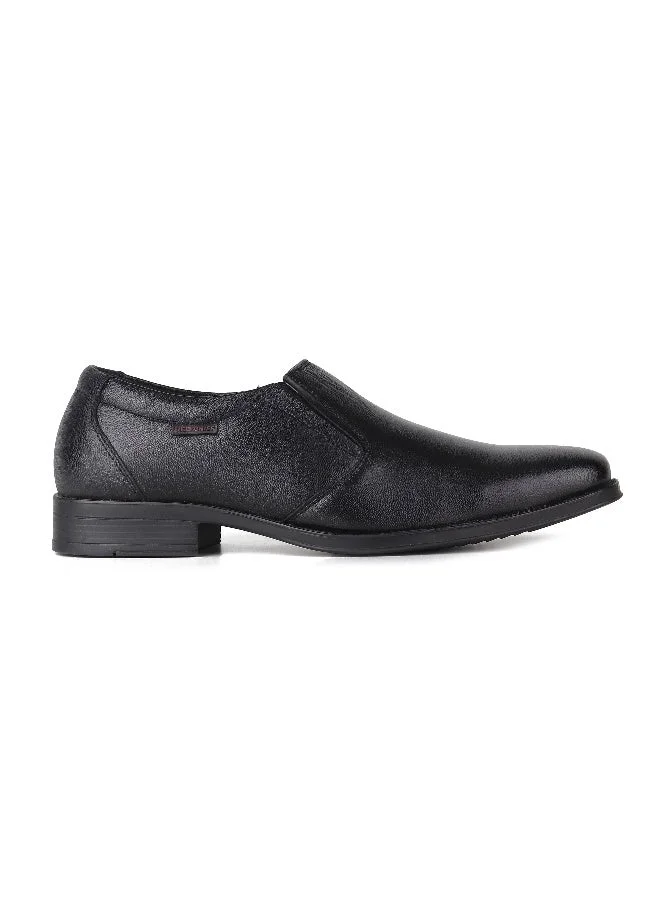 Red Chief Black Leather Formal Shoe - Rc3526 001