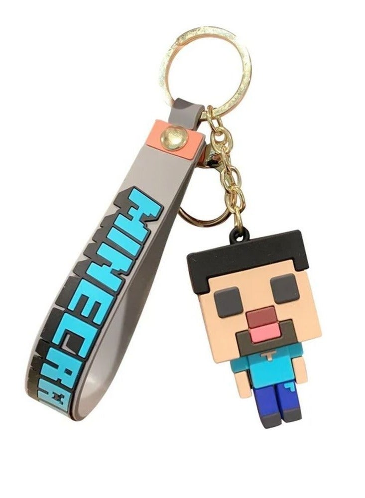 ماين كرافت ميدالية مفاتيح من سلسلة العاب ماين كرافت مناسبة للحقائب - Image 2