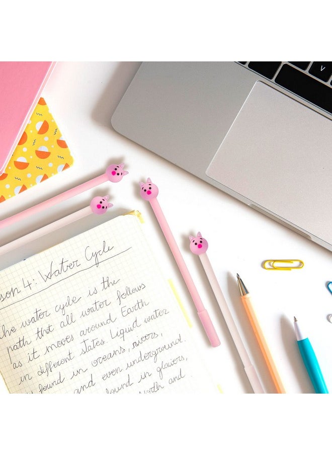 GOOTRADES - 8 Pack Cute Pig Writing Gel Ink Pen For Office School Student,0.38 Mm Tip - Image 1
