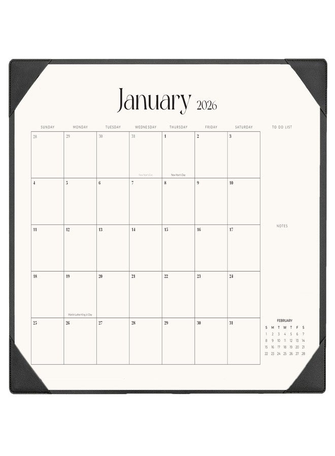 Adronix Desk Calendar 2026-2027 with Desk Mat - 22" x 17" Large Desk Pad Calendar Runs from January 2026 to June 2027, Office Supplies Desktop Monthly Calendar for Home & Office - Image 1