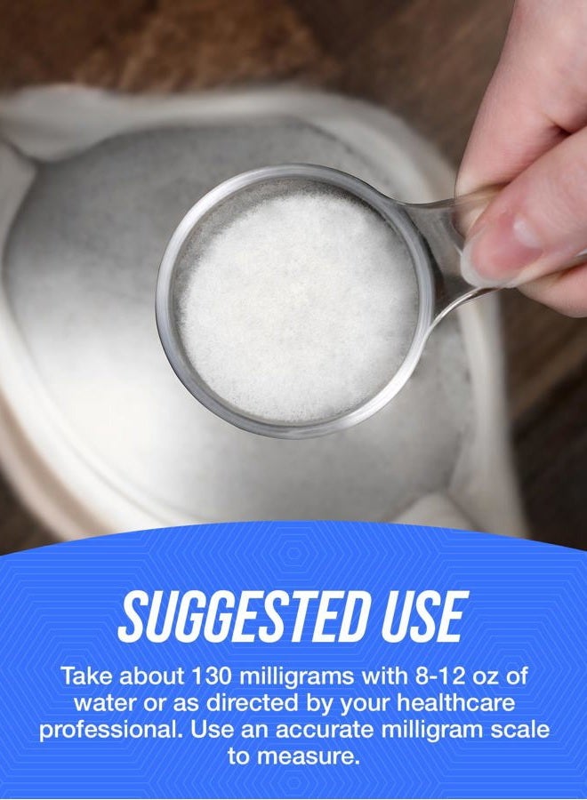 BulkSupplements .com Zinc Glycinate Powder - Zinc Supplements, Zinc 40mg, Zinc Powder - Zinc Mineral Supplement, for Immune Support - Gluten Free, 130mg per Serving, 500g (1.1 lbs) - Image 4