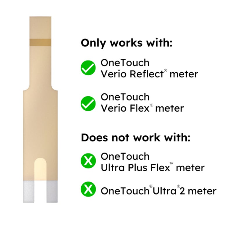 ون تاتش OneTouch Verio Test Strips Pack of 50's - Image 3