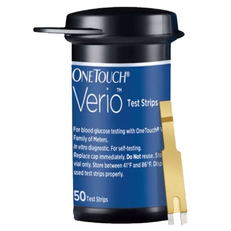 ون تاتش OneTouch Verio Test Strips Pack of 50's - Image 2