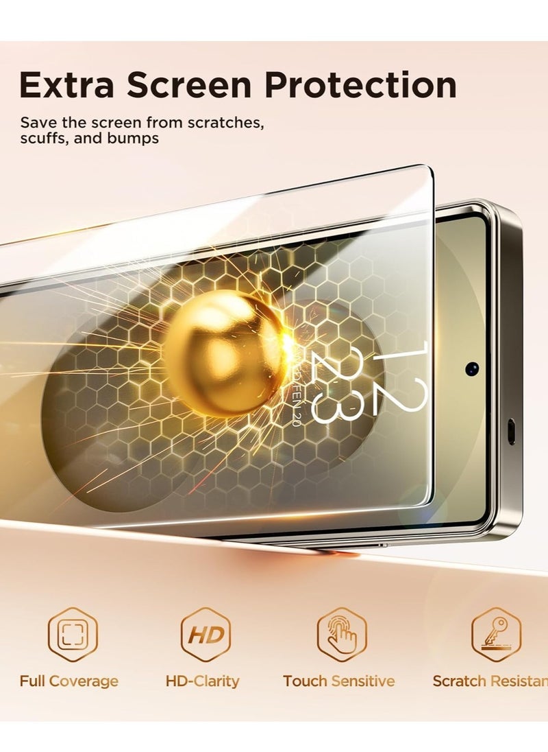 DUSALA Samsung Galaxy S25 Ultra Case Cover Compatible with Wireless Charging Full Camera Protection with Screen Protector Shockproof Plating Magnetic Phone Cover for Galaxy S25 Ultra 6.9 Inch - Image 5