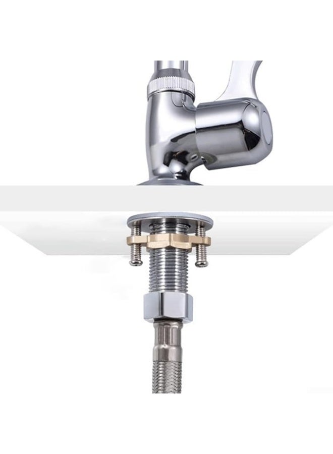 Biella Stainless Steel Flexible Hose Pipe With Teflon Tape - Ss Mesh Braided With 1/2" Brass Female To Female Threaded Nut | Water Heater Hose (90Cm 1Pcs) - Image 5