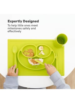 ezpz Ezpz - Happy mat Silicone Lime Plate  - Image 4