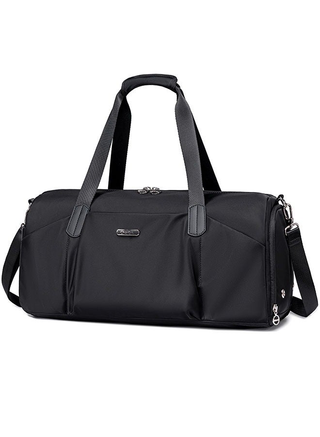 Chantria CB00802 Travel Duffel Bag for Men & Women – Waterproof, Lightweight Gym Bag with Shoe Compartment, Large Carry-On Weekender Bag with Shoulder Strap for Sports, Business, & Overnight Trips (Black)  - Image 1