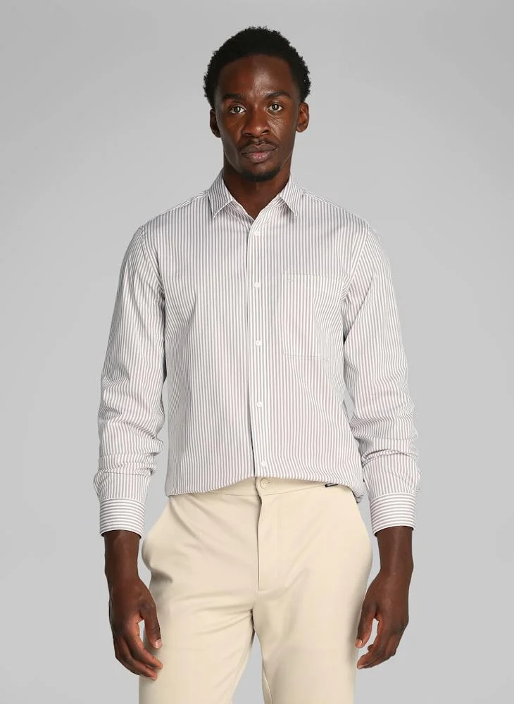 CALVIN KLEIN Poplin Stripe  Shirt