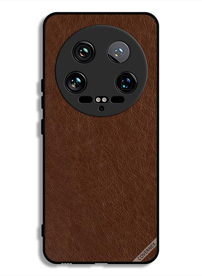 Covernex Xiaomi 14 Ultra Protective Case Cover Leather Pattern - Image 1