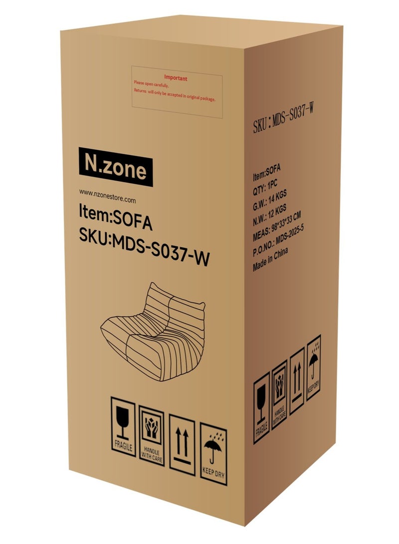 NZONE STORE Distinctive single sofa for lounging and relaxing - comfortable modern design - Image 5