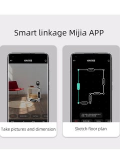 Xiaomi Xiaomi Mi Smart Laser Rangefinder Real time Distance Meter Area Volume Angle Pythagorean LCD Display Portable Laser Range Finder Tape Measure Work with Bluetooth, Mi Home APP  - Image 3