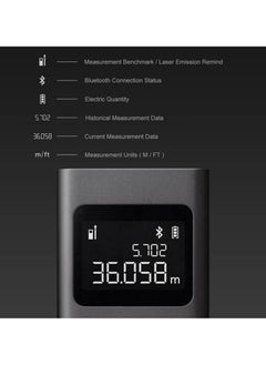 Xiaomi Xiaomi Mi Smart Laser Rangefinder Real time Distance Meter Area Volume Angle Pythagorean LCD Display Portable Laser Range Finder Tape Measure Work with Bluetooth, Mi Home APP  - Image 5