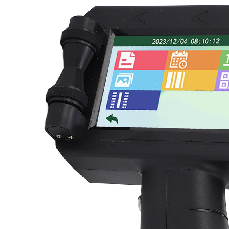 Portable Printer 4.3 Inch Crystal Clear LED Touch Screen - 4 Coring CPU High Capacity Battery Ergonomic Handle for Food Packaging Warehouse Labeling Logistics Identification - Image 4