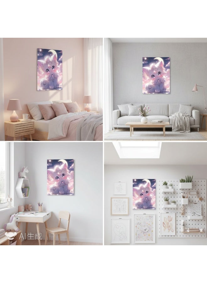 Bluejw 5D Sweet Cat Diamond Painting DIY Full Diamond Series Bedroom Decoration Painting - Image 3