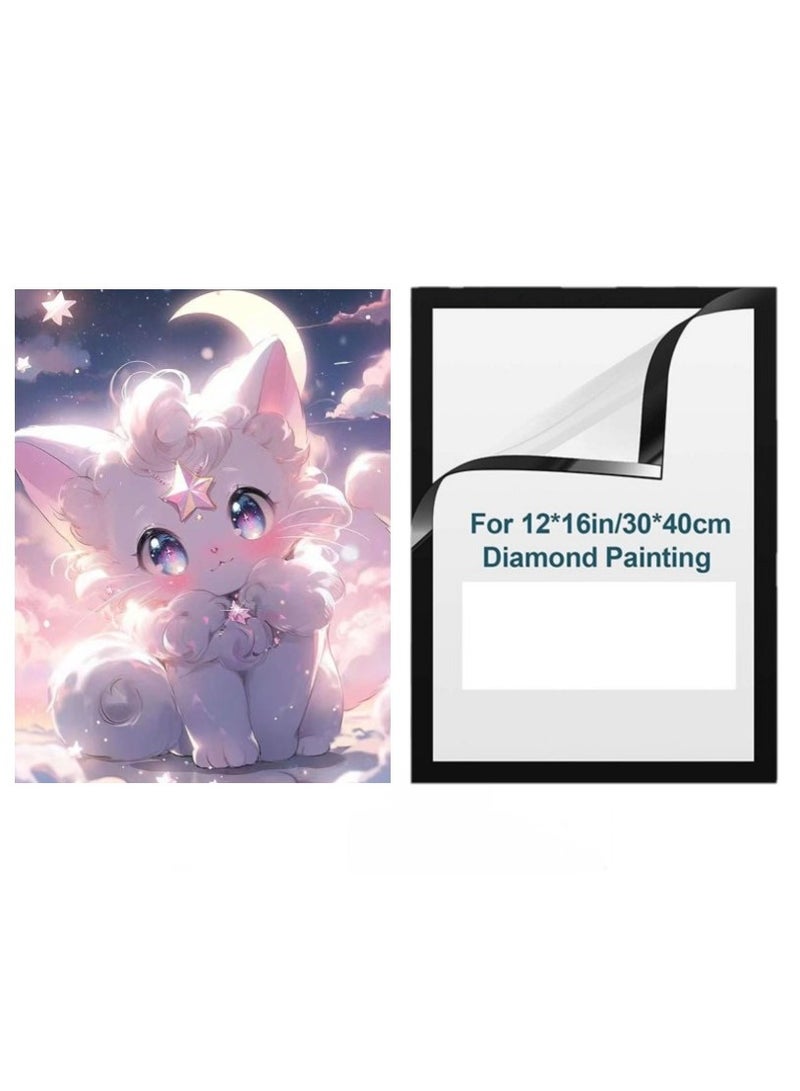 Bluejw 5D Sweet Cat Diamond Painting DIY Full Diamond Series Bedroom Decoration Painting - Image 1