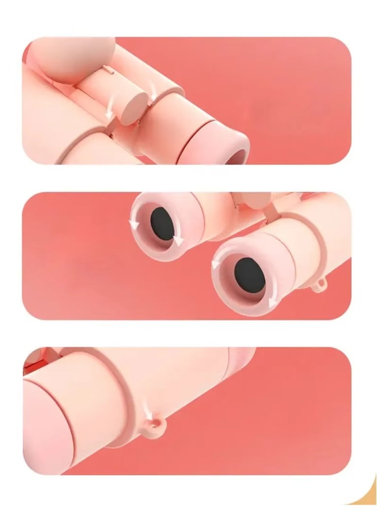 2-in-1 Kids Binoculars Detachable Monocular Toy Telescopes  Adjustable Focus & Width |Shockproof Silicone Body for Children for Bird Watching Hiking & Exploring - Image 2