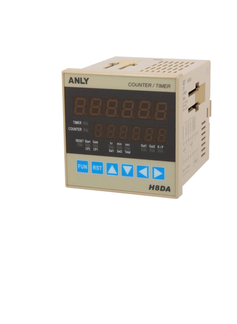 ANLY Multi Function Digital Counter Timer 250VAC 5A H8DA  - Image 2