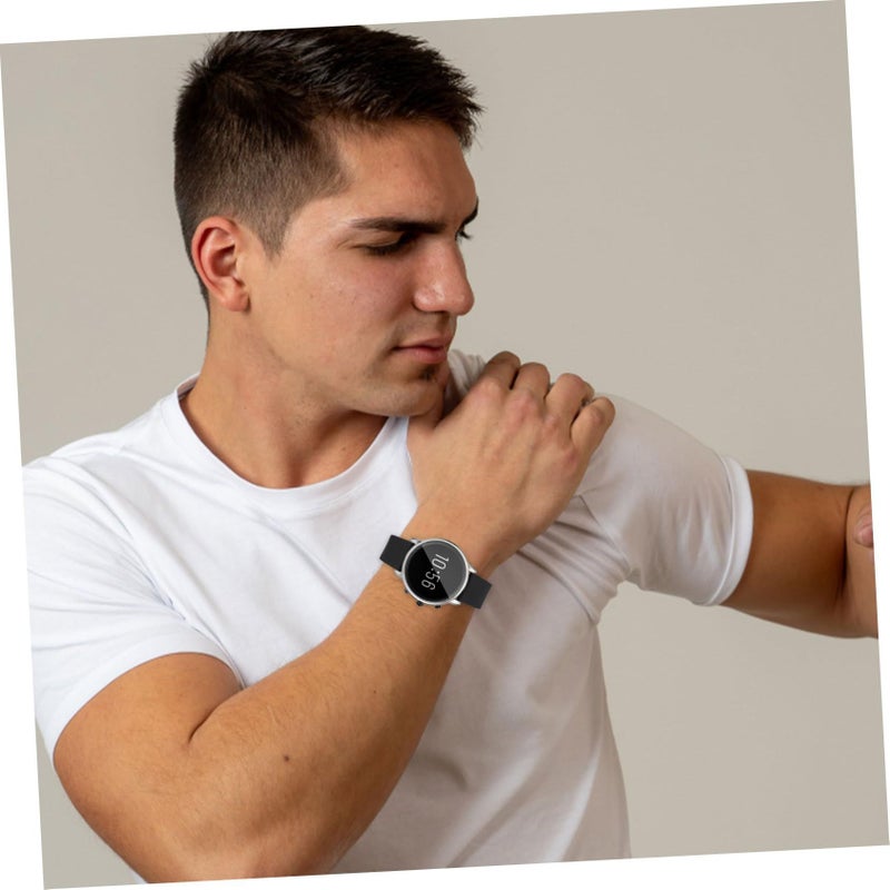 3pcs Silver Watch Case Full Cover TPU Protective Cover Screen Protector 4.4x4.4 cm - Image 5
