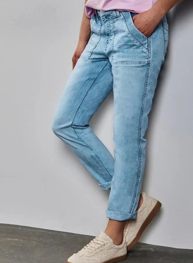 Take Two  Women Solid Mid Rise Slim Fit Jeans for Women | Best Price UAE