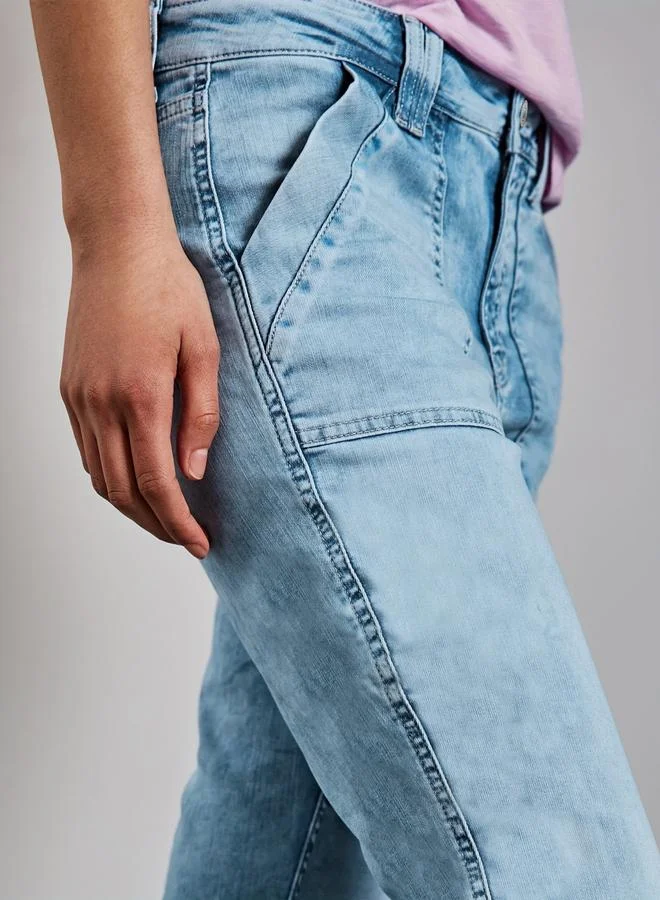 Take Two Women Solid Mid Rise Slim Fit Jeans