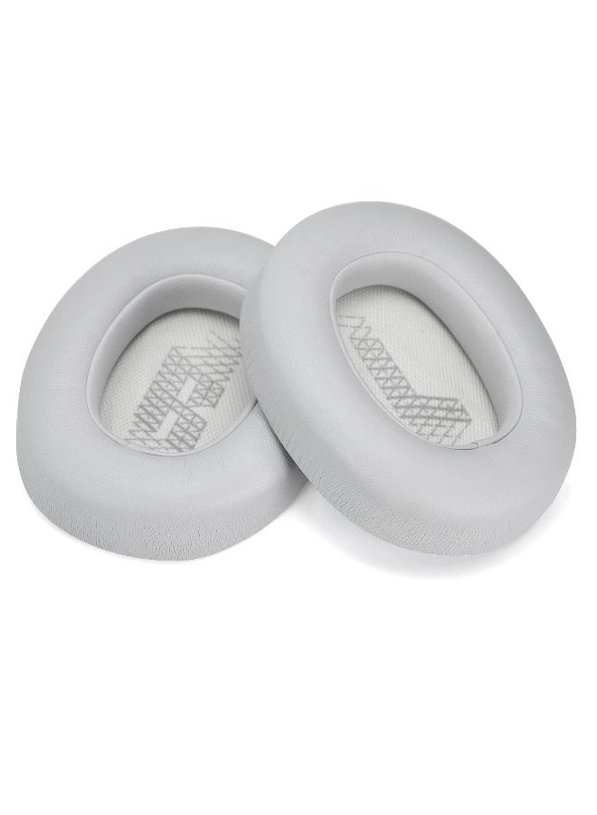 NIBEMINENT Live 650 BTNC E65BTNC Ear Cushion Memory Foam Ear Pads Replacement Compatible with JBL E65 E65BTNC / Duet NC/Live 650BTNC Live 660 BTNC Headphones (White)  - Image 5