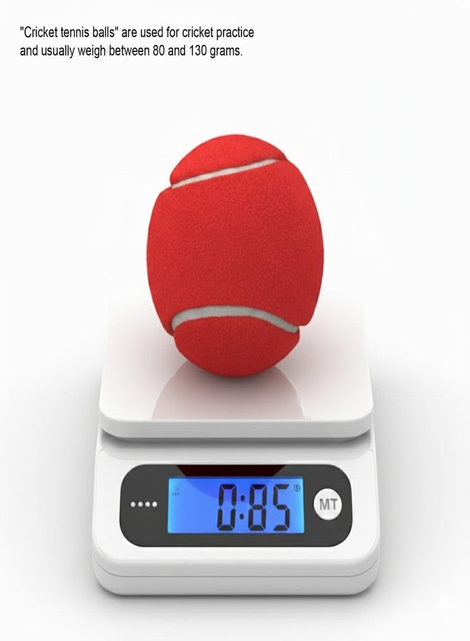 Fervor Spel® Lightweight Cricket Balls/Tennis Balls (Red) (Pack of 6) - Image 5