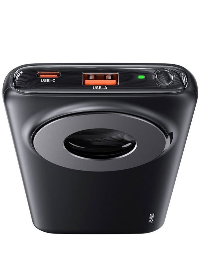 أوسامس بور بنك سعة 10000 مللي أمبير مزود بشاشة رقمية  باور بانك QC3.0 + PD 20 واط شاحن محمول مغناطيسي لاسلكي سريع الشحن قوة البنك مع حامل - Image 3