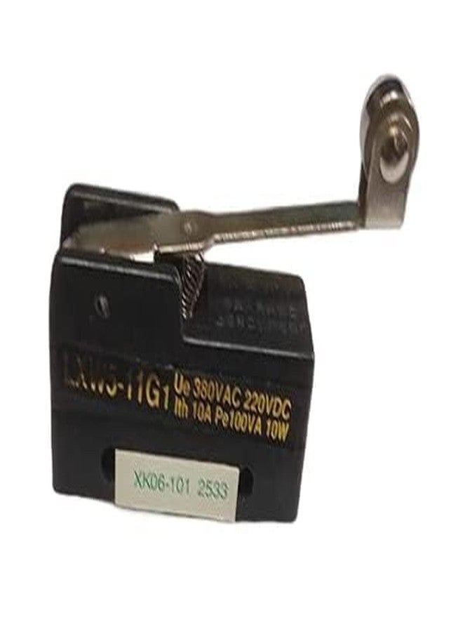 CRAFTSFY Plastic and Metal long Control electrical Lever Hinge Roller Actuator Micro limit Switch (Black and Silver Tone)(1pcs) - Image 1