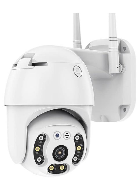 PTZ IP Camera HD Night Vision IP66, 8MP 360 Degree Smart Wifi Camera Outdoor, Waterproof Automatic Tracking IP Wifi Camera (ICsee APP)