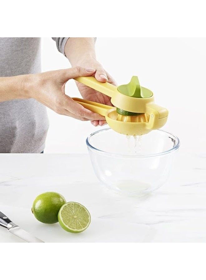 Lemon Juicer, Citrus Press One Size With Large handle for squeezing, Yellow - Image 4