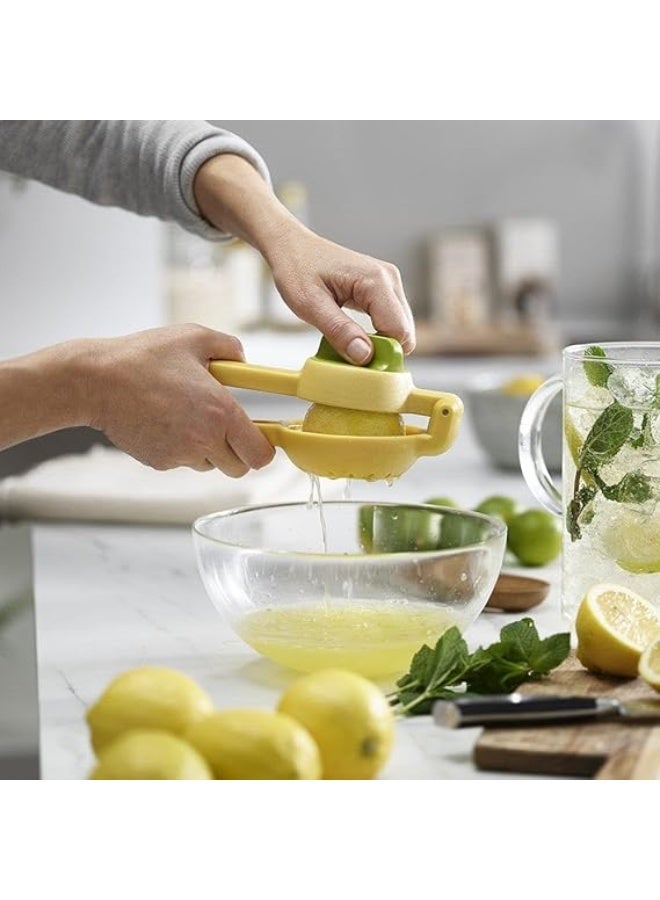 Lemon Juicer, Citrus Press One Size With Large handle for squeezing, Yellow - Image 2