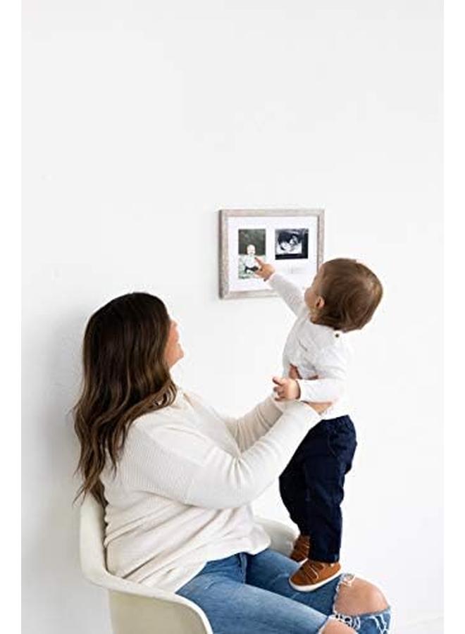 pearhead Bracelet Id Photo And Sonogram Frame Baby Ultrasound Photo Frame Rustic - Image 4