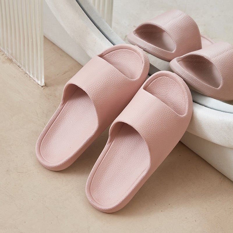 Men's and Women's Home Slippers, Non-Slip Soft Sole for Bathroom and Hotel Use