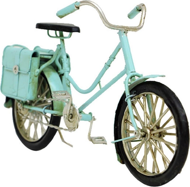Hediye Sandalı Gift Boat Decorative Metal Bicycle with Bag - Image 3