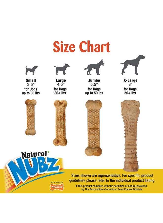 Nylabone Nubz Natural Edible Chew Treats For Puppies, Made In Usa, Turkey & Sweet Potato Flavor, Small  Up To 25 Lbs. (8 Count) - Image 4