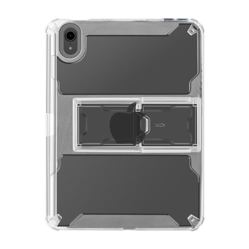 Dteck for iPad Mini (A17 Pro) Case 2024, for iPad Mini (6th Generation) A15 Case 2021 (8.3-Inch), Soft TPU Clear Back Cover Case with Kickstand & Pencil Holder, Lightweight Slim Thin Case, Transparent - Image 2