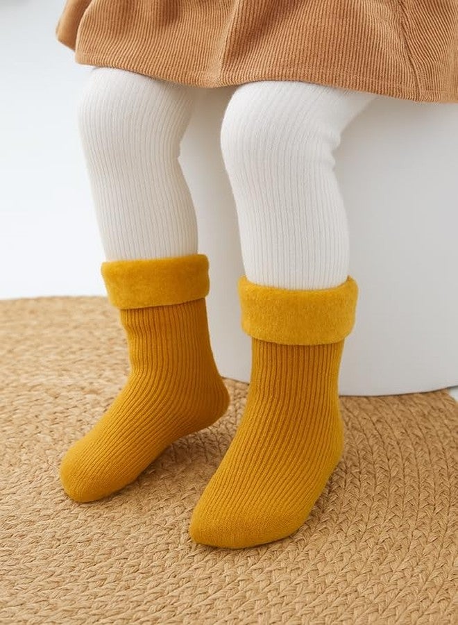 CHACKO Kids Woolen Winter Socks - Pack of 6 Warm Ankle Length Baby Socks for Boys & Girls, Multicolor (Without Thumb)_11-15 Years - Image 2